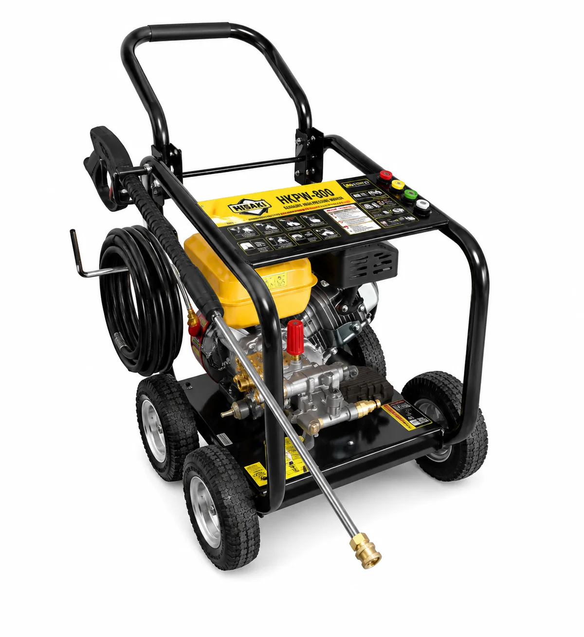 HISAKI HKPW-800 Gasoline High Pressure Washer – Petrol Engine 4400 PSI